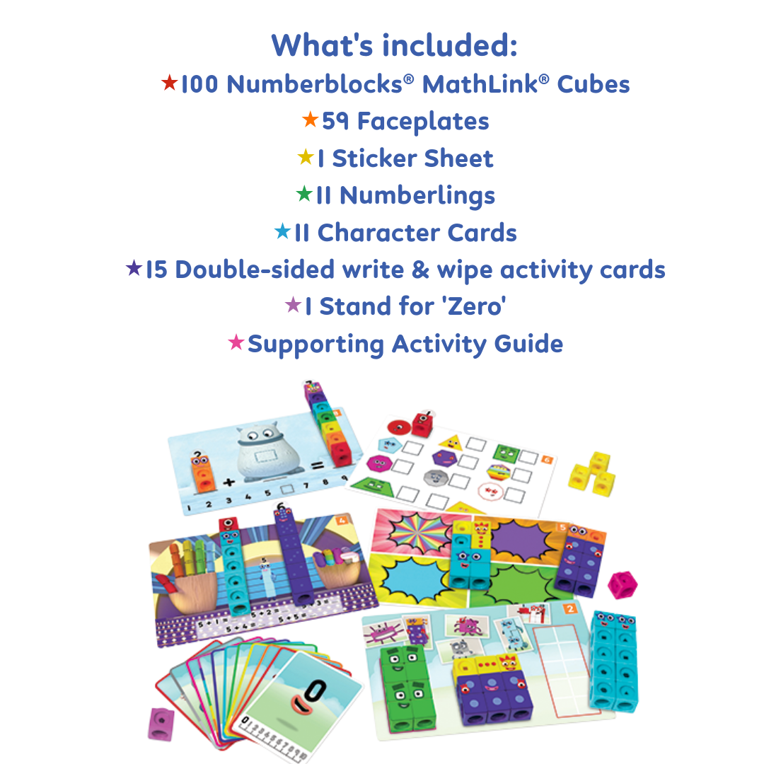 MathLink® Cubes Numberblocks® 1-10 Activity Set