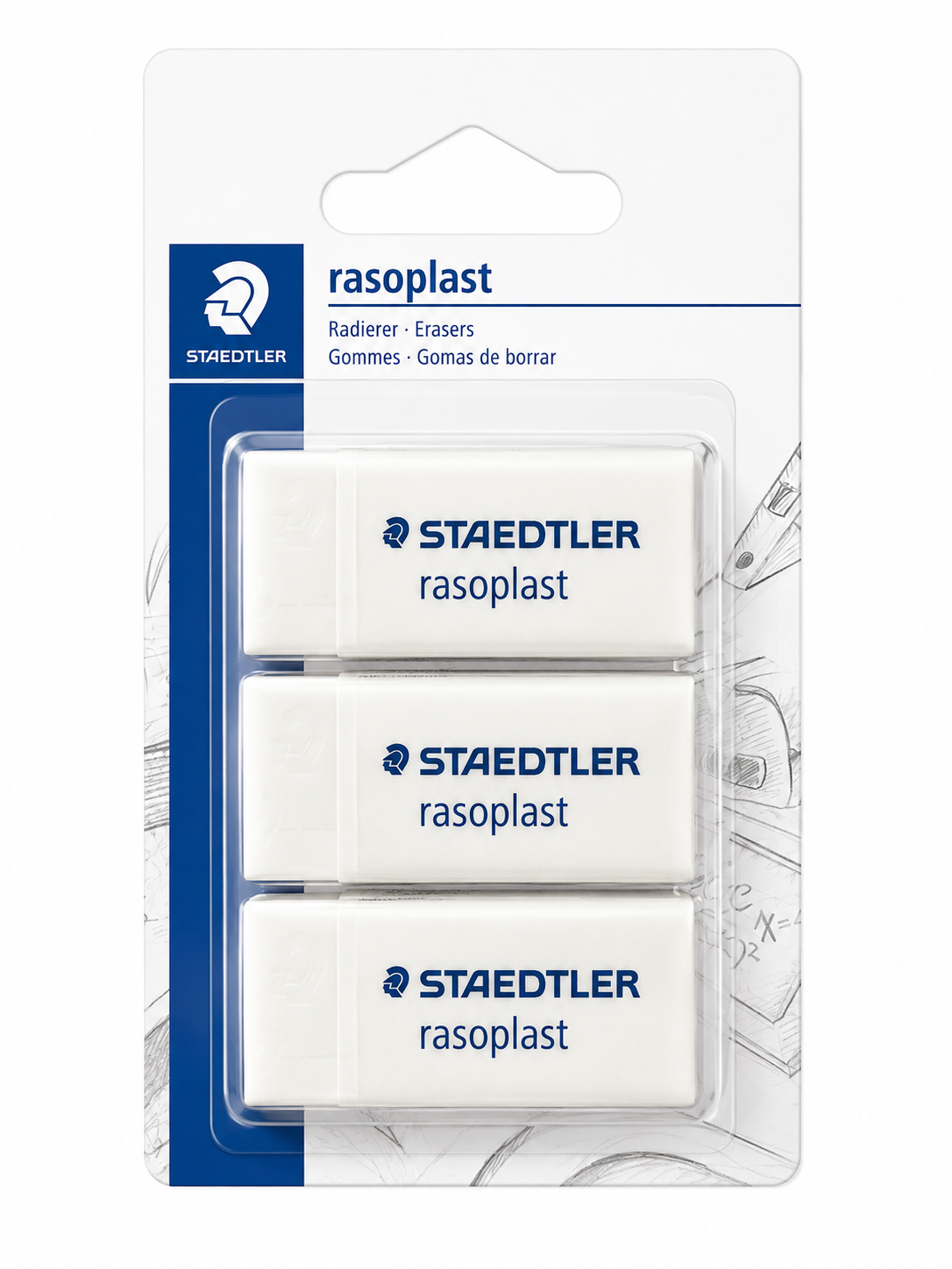 Staedtler Rasoplast Erasers - 3 Pack
