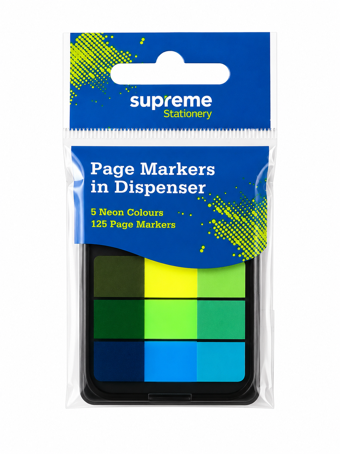 Page Markers in Dispenser - 125 Pack