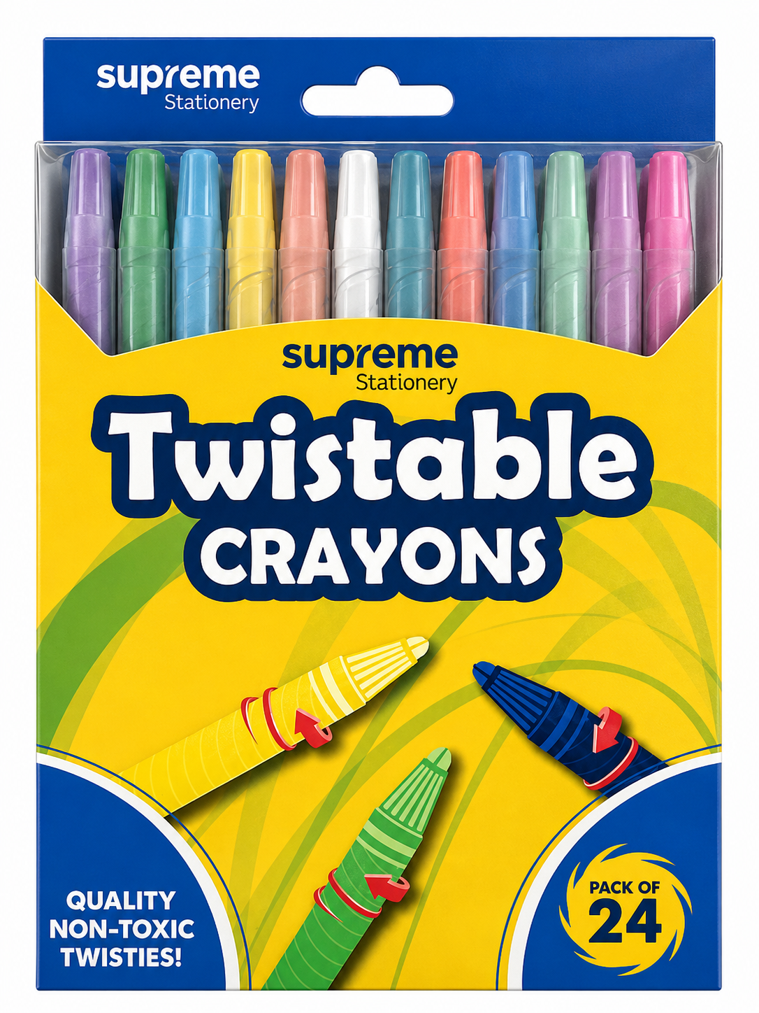 Twistable Crayons - 24 Pack