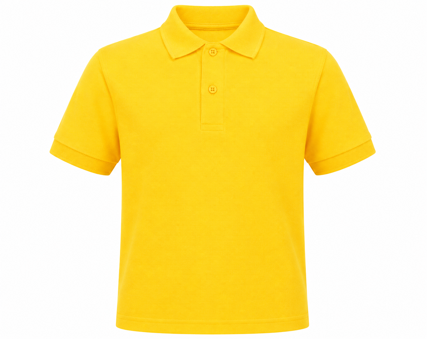 Yellow Polo Shirt - Plain