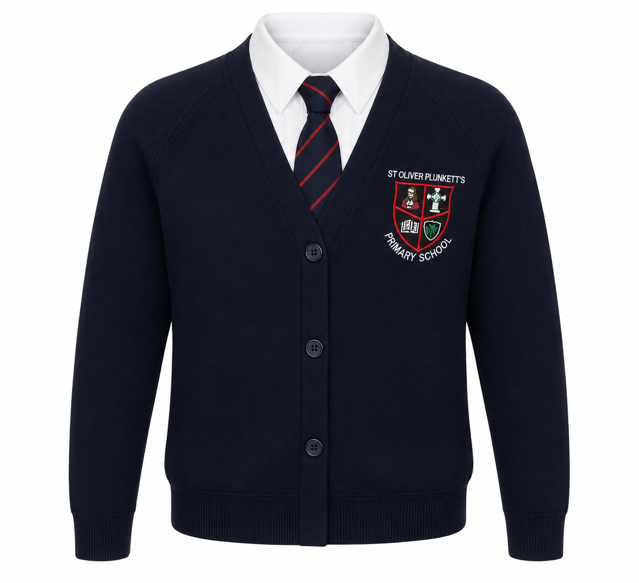 St Oliver Plunkett Primary School, Toome - Knitted Cardigan