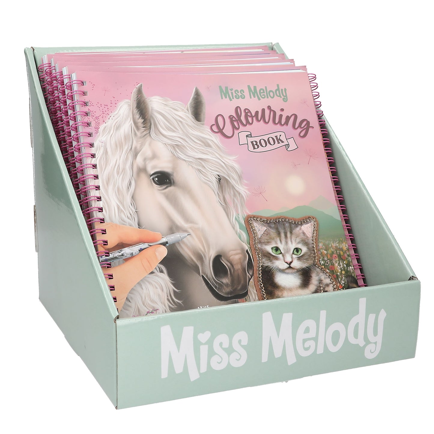 Miss Melody Colouring Book With Sequins