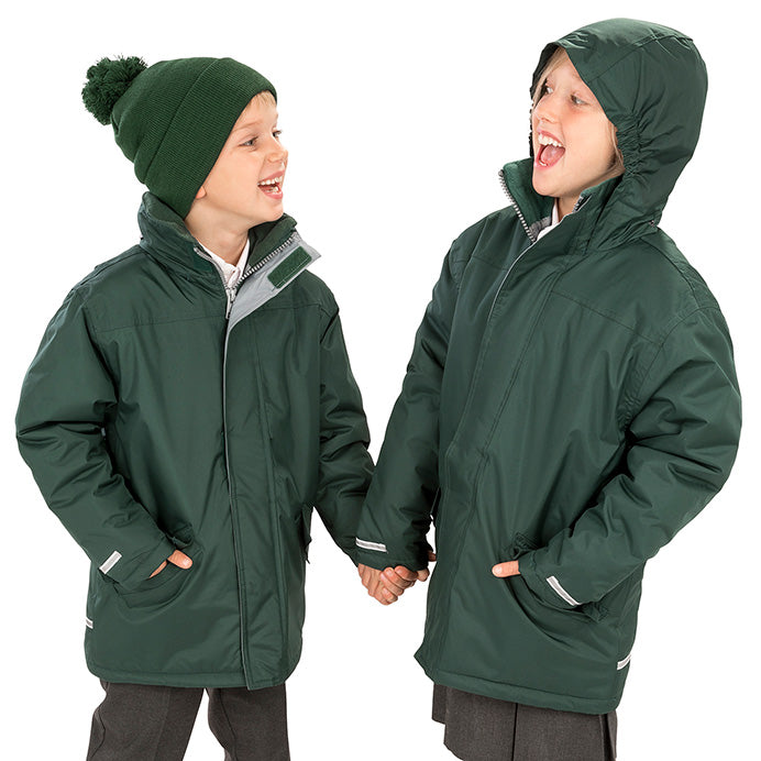 School Coat with Embroidery