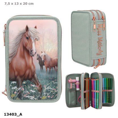 Miss Melody Triple Pencil Case