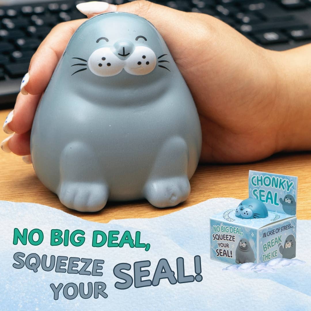 Chonky Seal Toy, Cute Squishy Stress Toy for Kid