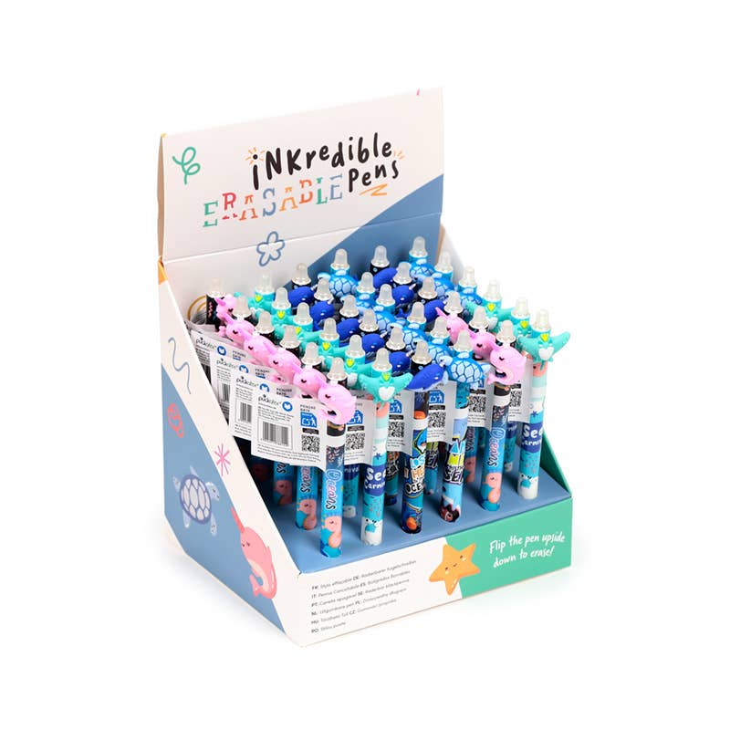 Inkredible Erasable Pen with Sealife Topper