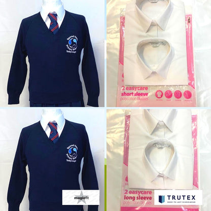 Trutex LS Blouse Age 15+ (38") (2 Pack)