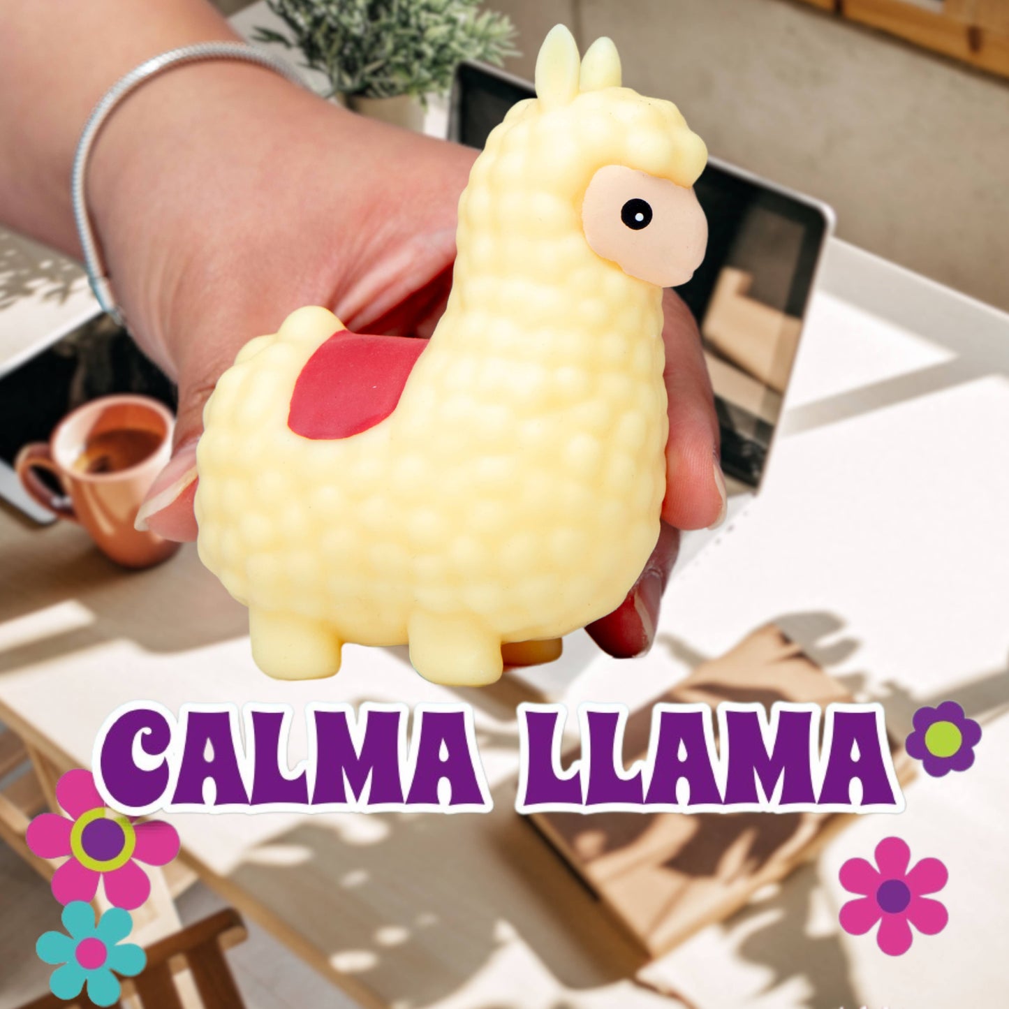 Squishy Toy - Calma Llama - Fidget Stress Ball/Toy