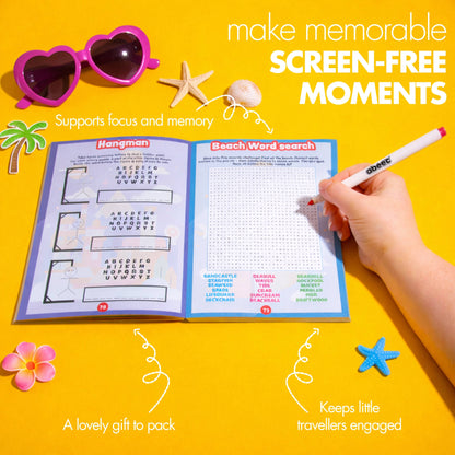 Travel Games Book 100 Sheets