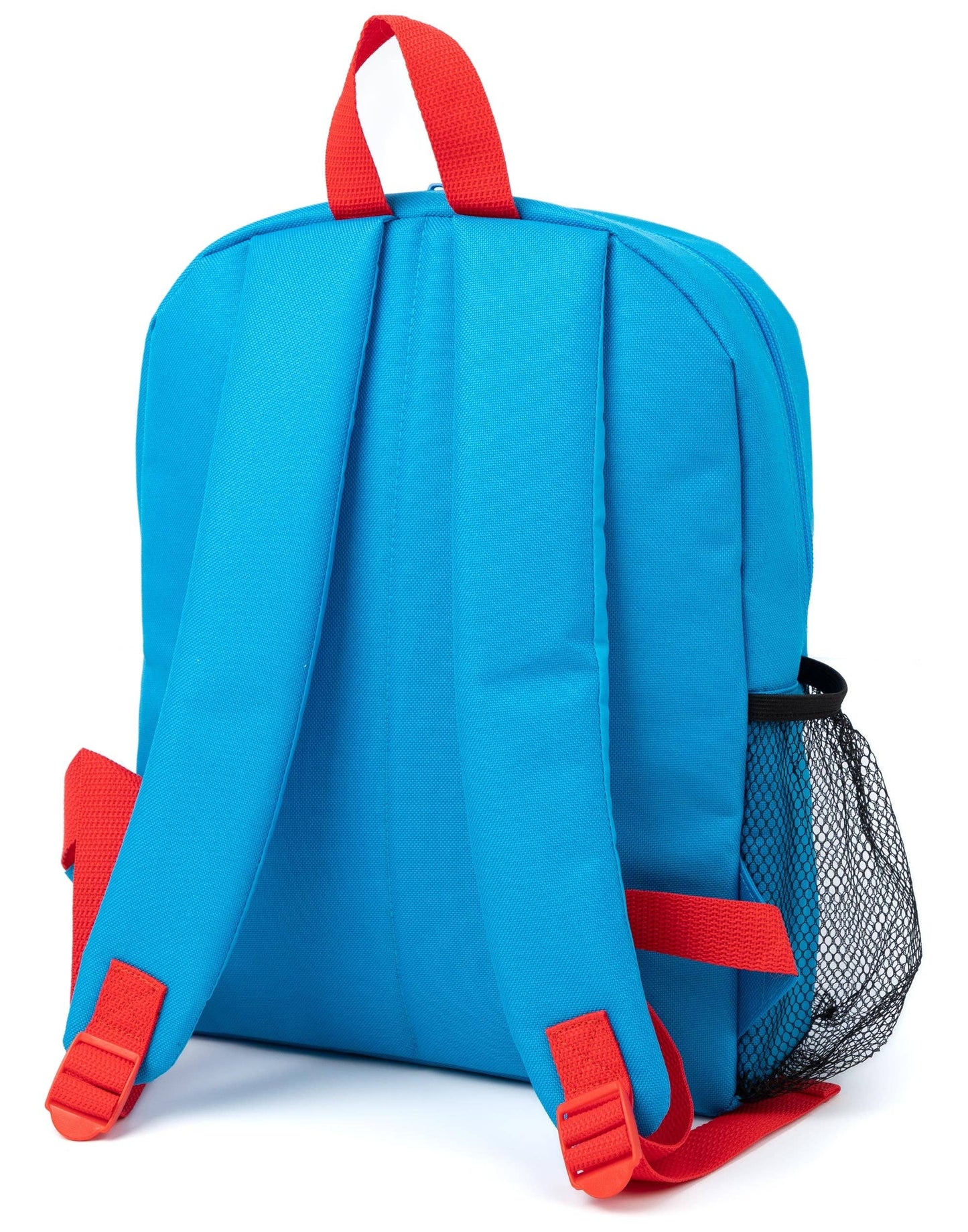 Sonic the Hedgehog Unisex Kids Blue Character 4 Piece Backpack Set (One Size)