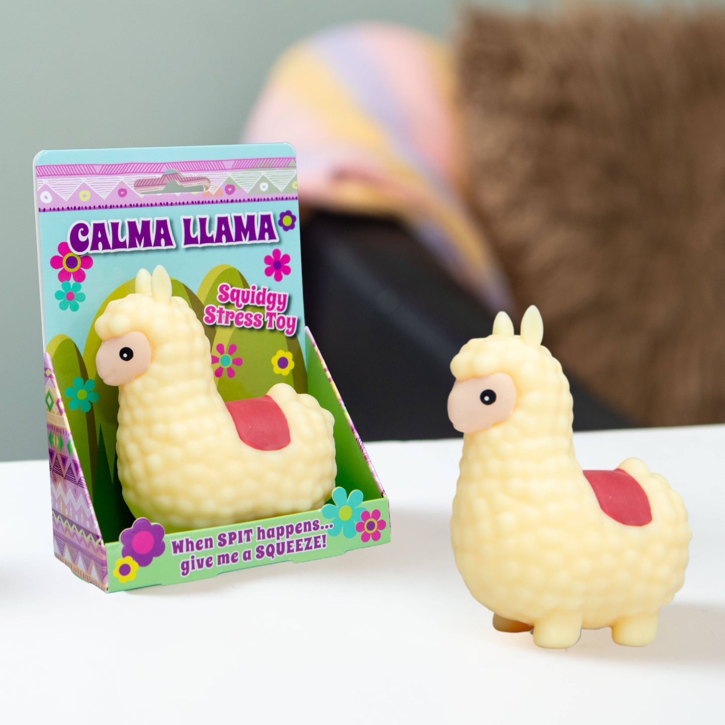 Squishy Toy - Calma Llama - Fidget Stress Ball/Toy