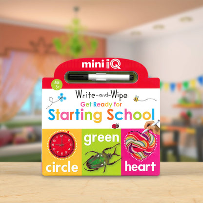 Mini iQ Write-and-Wipe Get Ready for Starting School