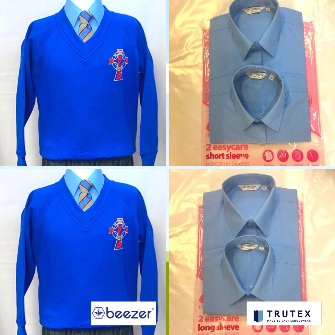St Conor's Primary School, Omagh - V Neck Sweatshirt