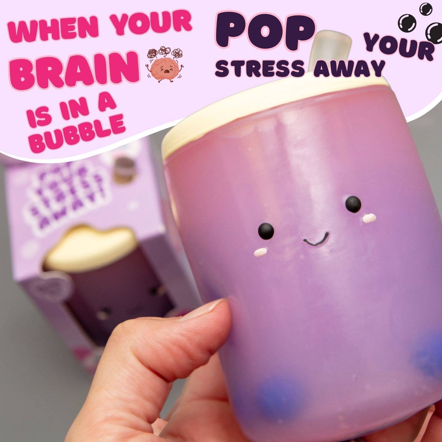 Squishy Toy - Boba Tea - Fidget Stress Ball/Toy
