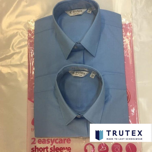 Trutex Short Sleeve Blouses - Blue