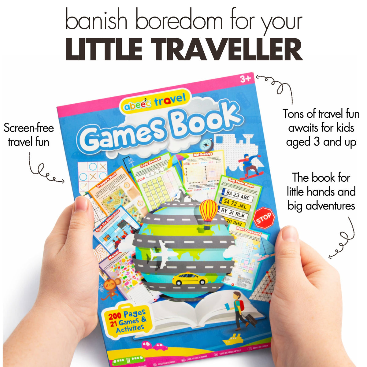 Travel Games Book 100 Sheets