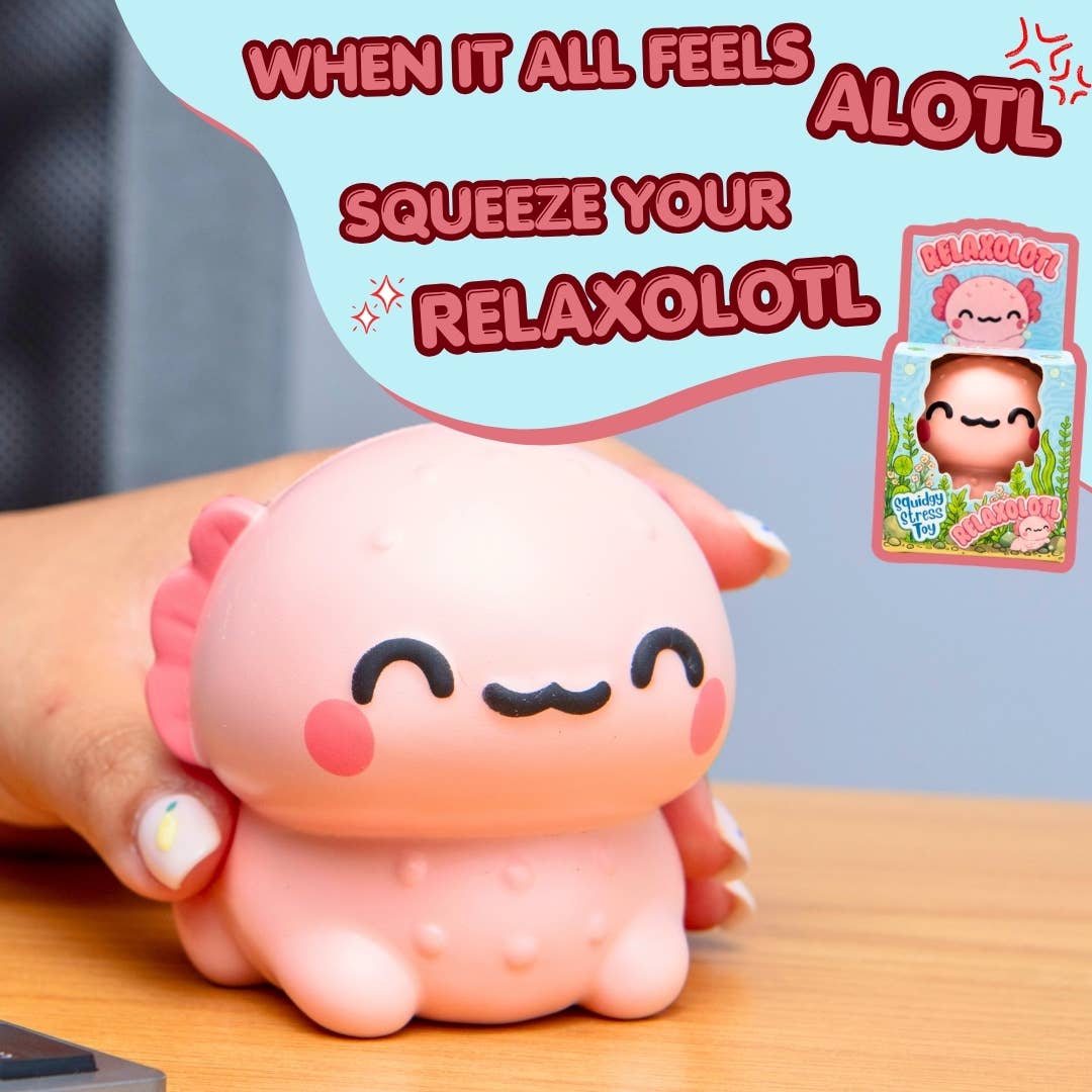 Relaxolotl Axolotl Squishy Toy for Kids