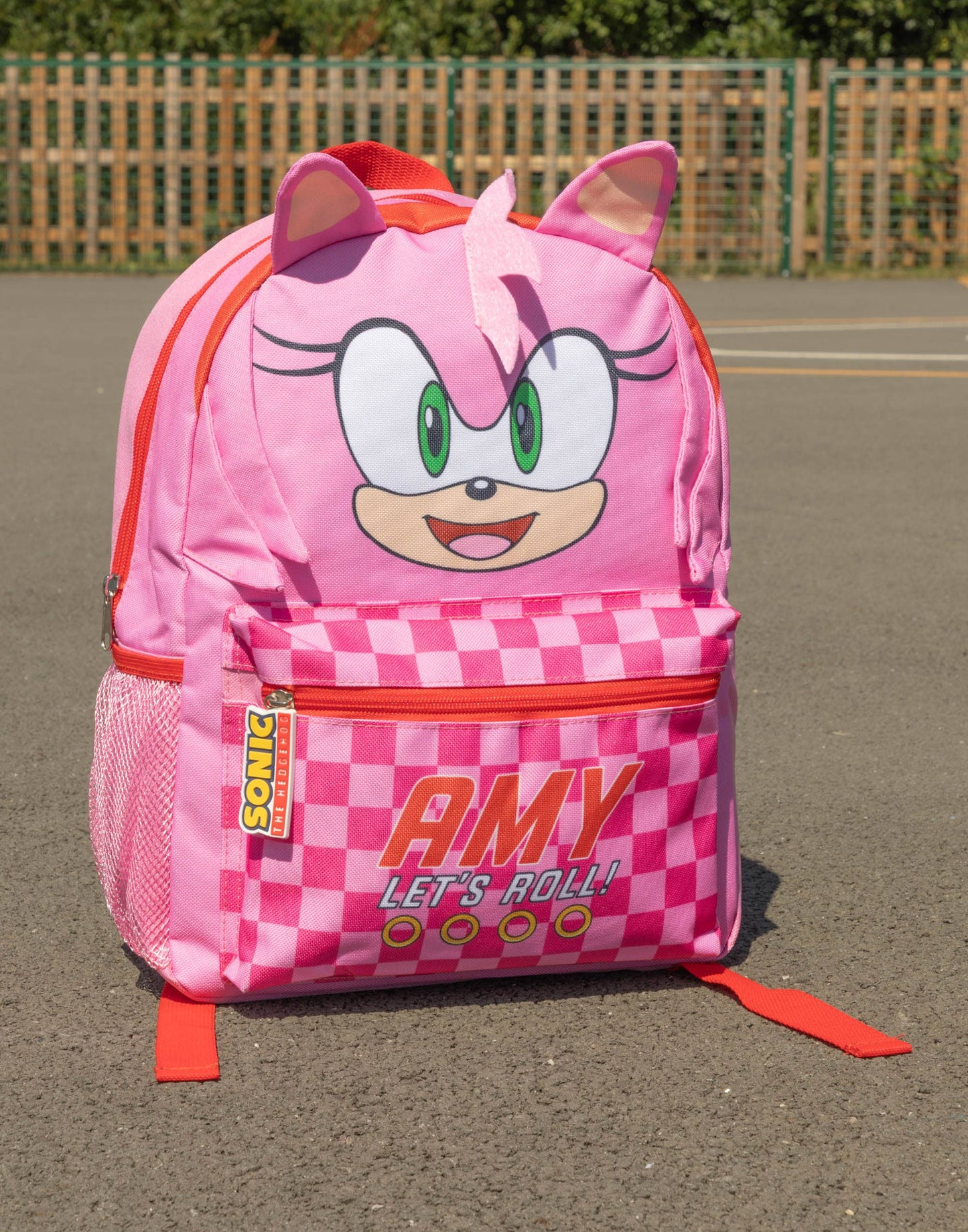 Sonic the Hedgehog Unisex Kids Pink Amy Backpack (One Size)