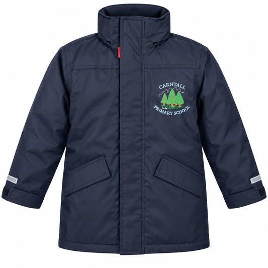 navy school coat for carntall primary school