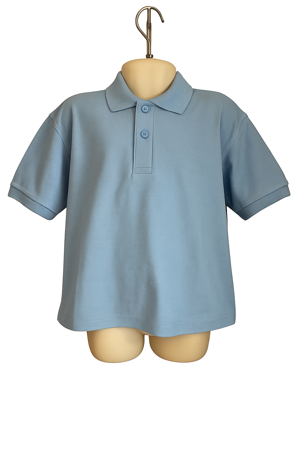 Plain Blue Polo Shirt