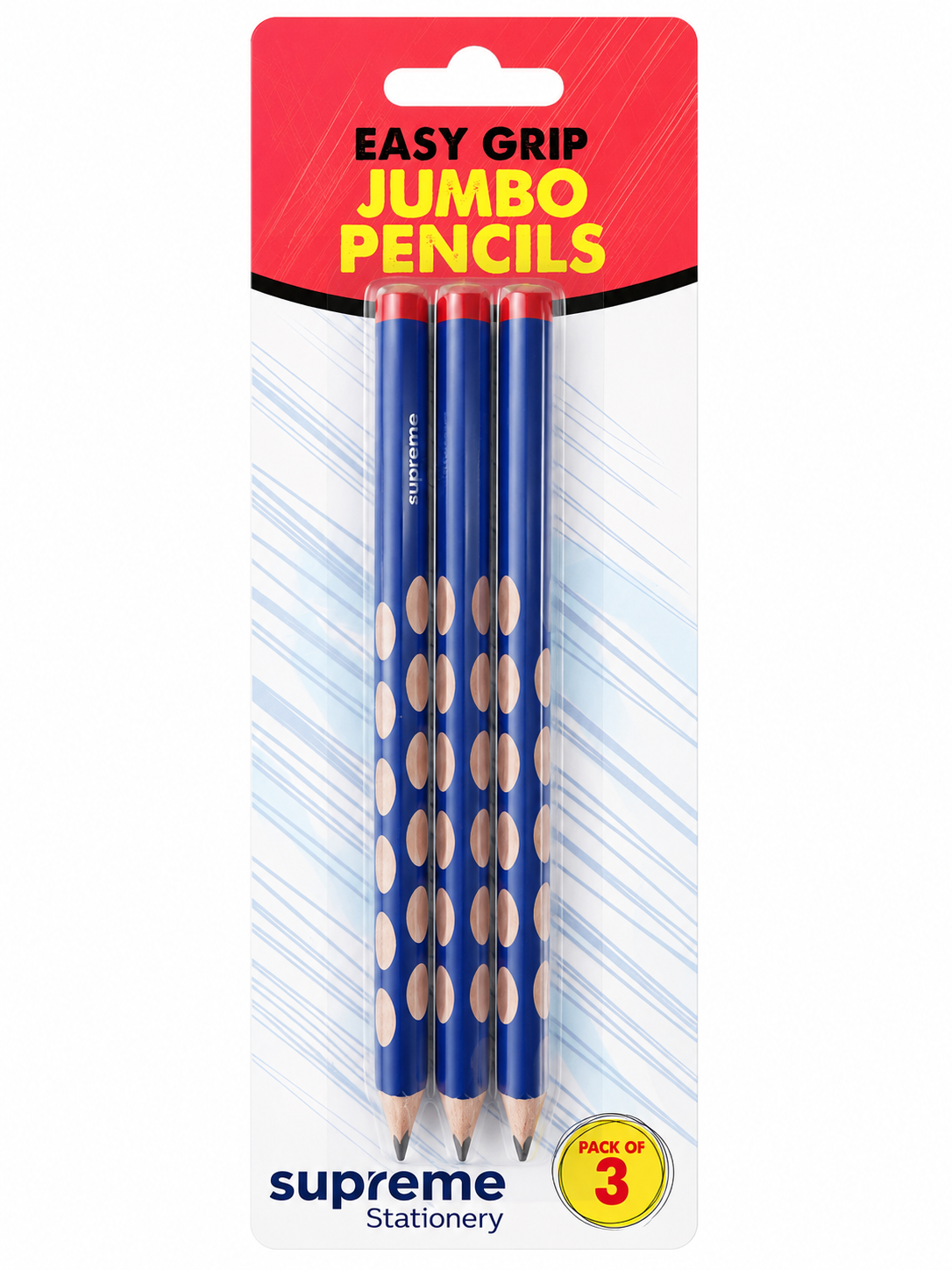 Easy Grip Jumbo Pencils - 3 Pack