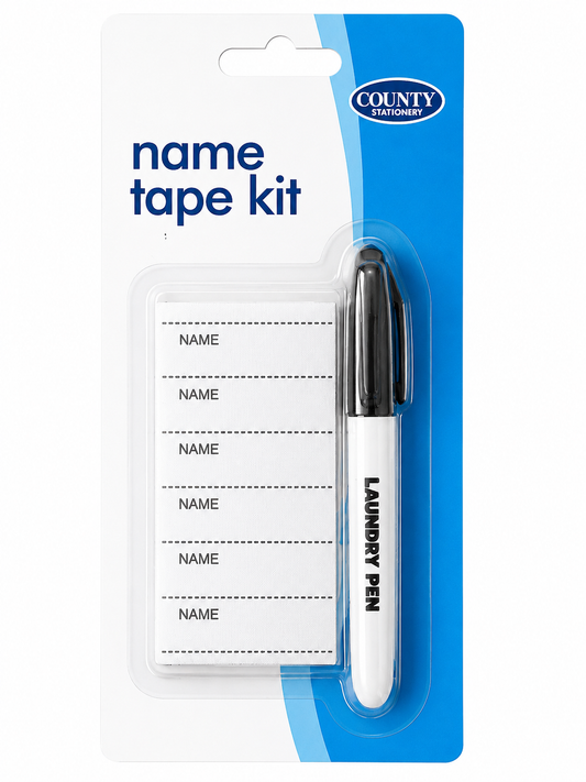 Name Tape Kit with Laundry Pen
