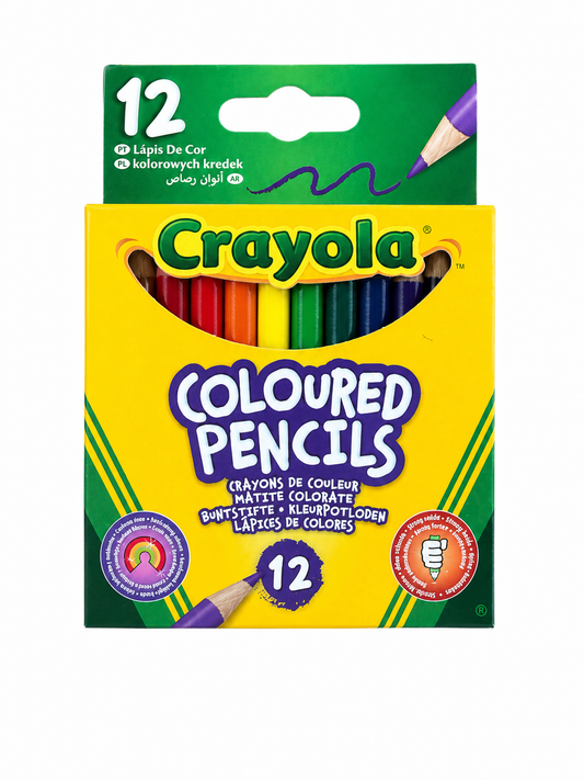 Crayola Short Coloured Pencils - 12 Pack