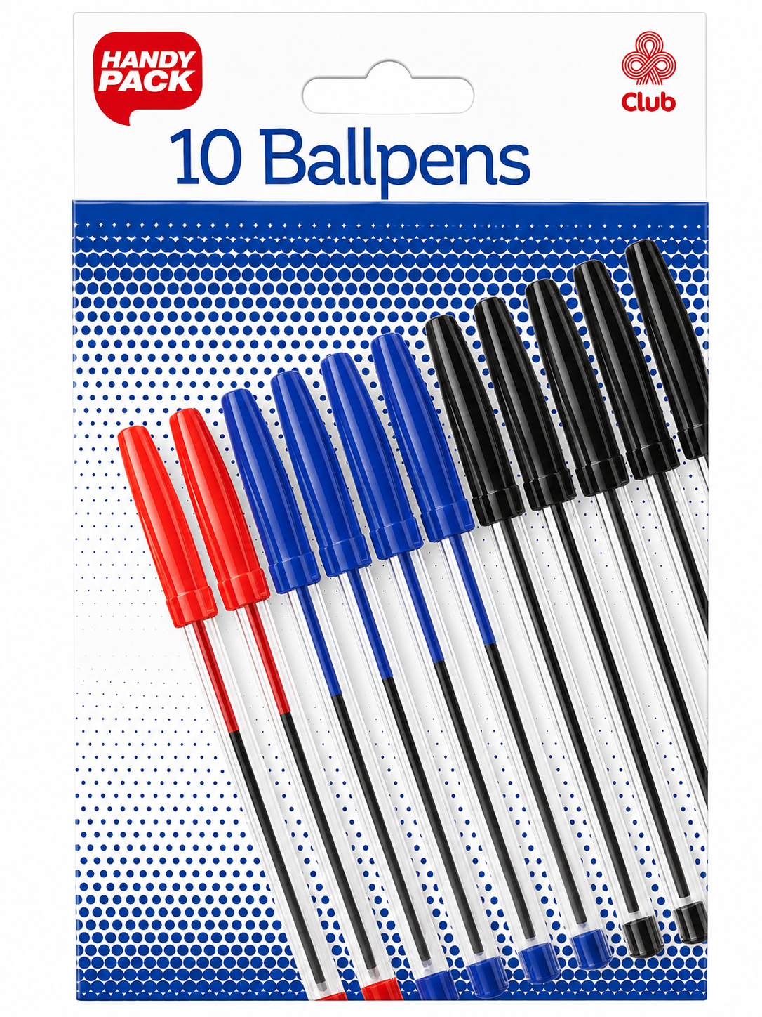 10 Ballpens - mixed colours