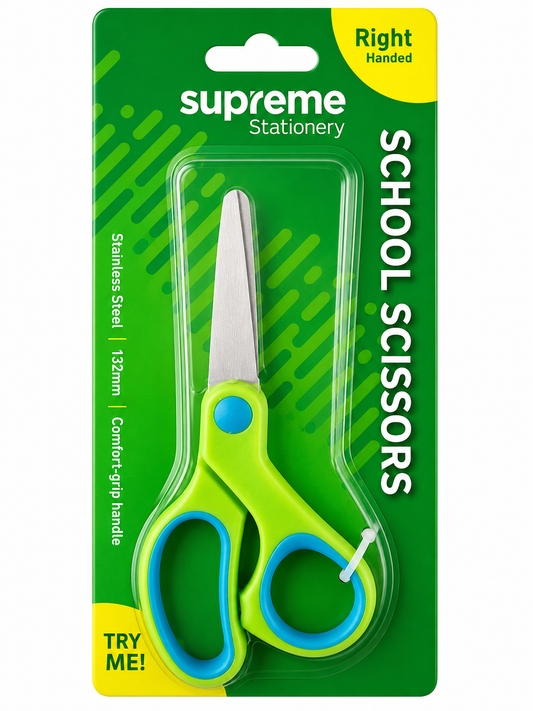 Right Handed School Scissors 132mm