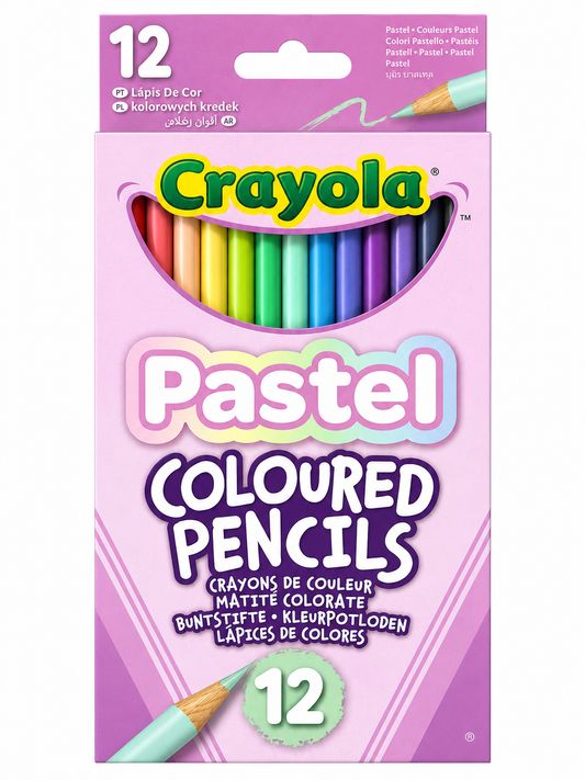 Crayola Pastel Coloured Pencils - 12 Pack