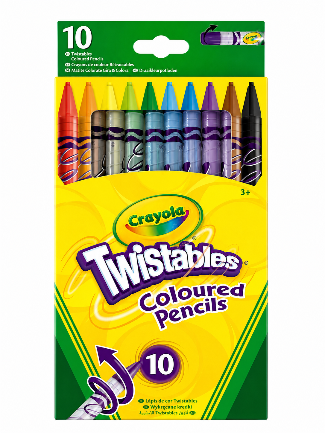 Crayola Twistables Coloured Pencils - 10 Pack