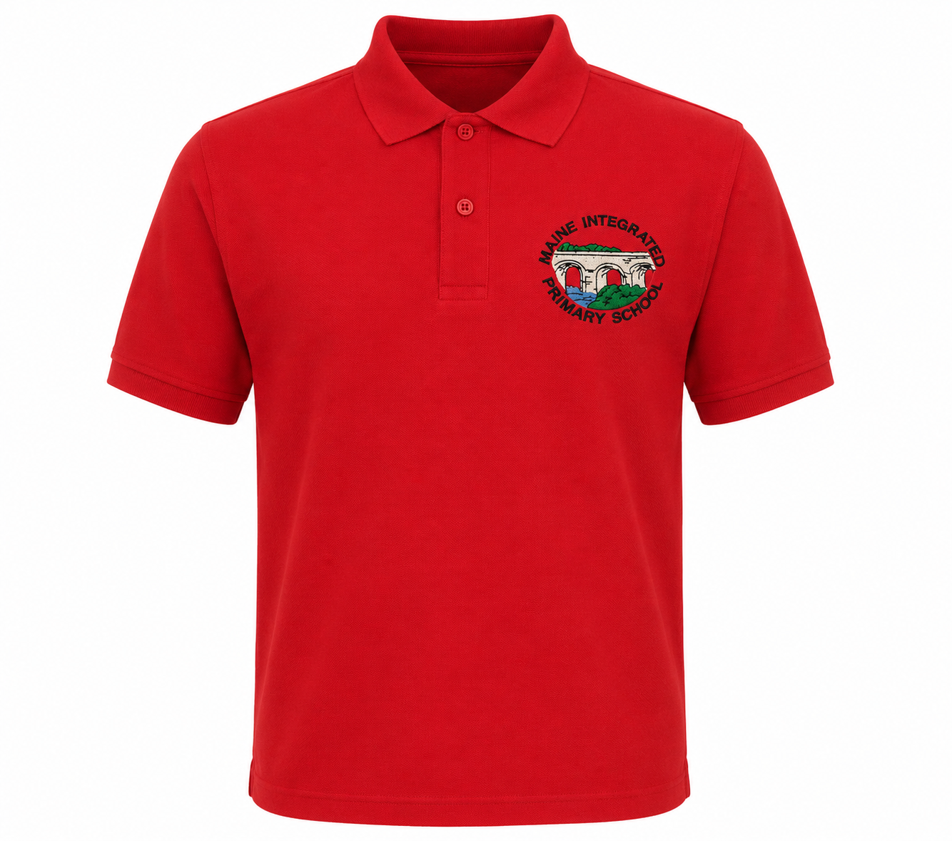 Maine Integrated Primary School - Red Polo