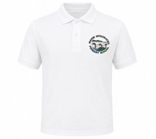 Maine Integrated Primary School - White Polo