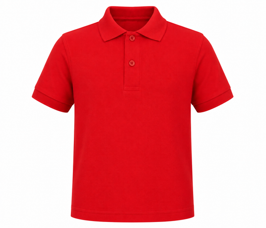 Red Polo - Plain