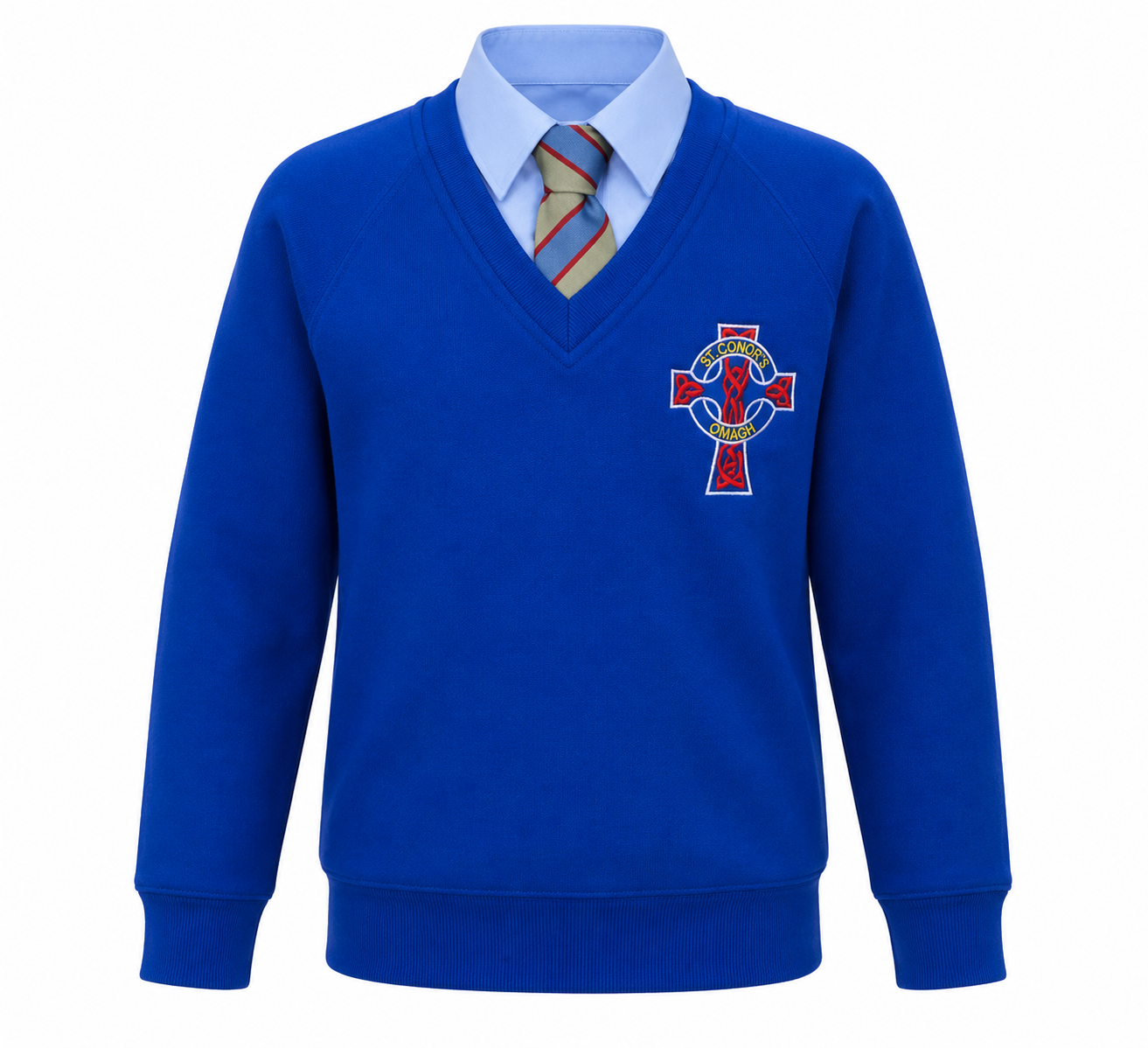 St Conor's Primary School, Omagh - V Neck Sweatshirt