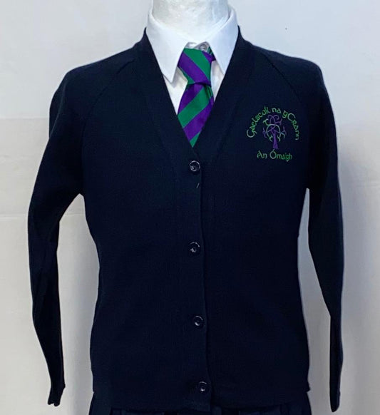 Gaelscoil na gCrann Primary School, Omagh - Knitted Cardigan