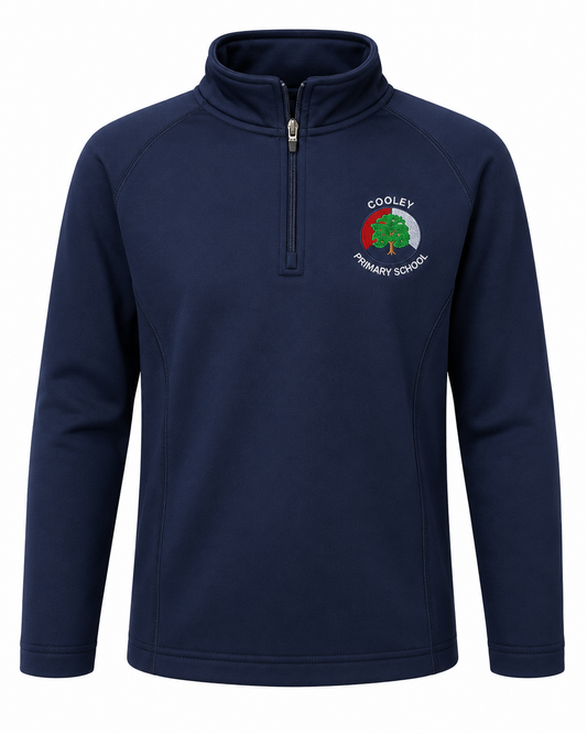 Cooley Primary School - Navy 1/4 Zip Jumper