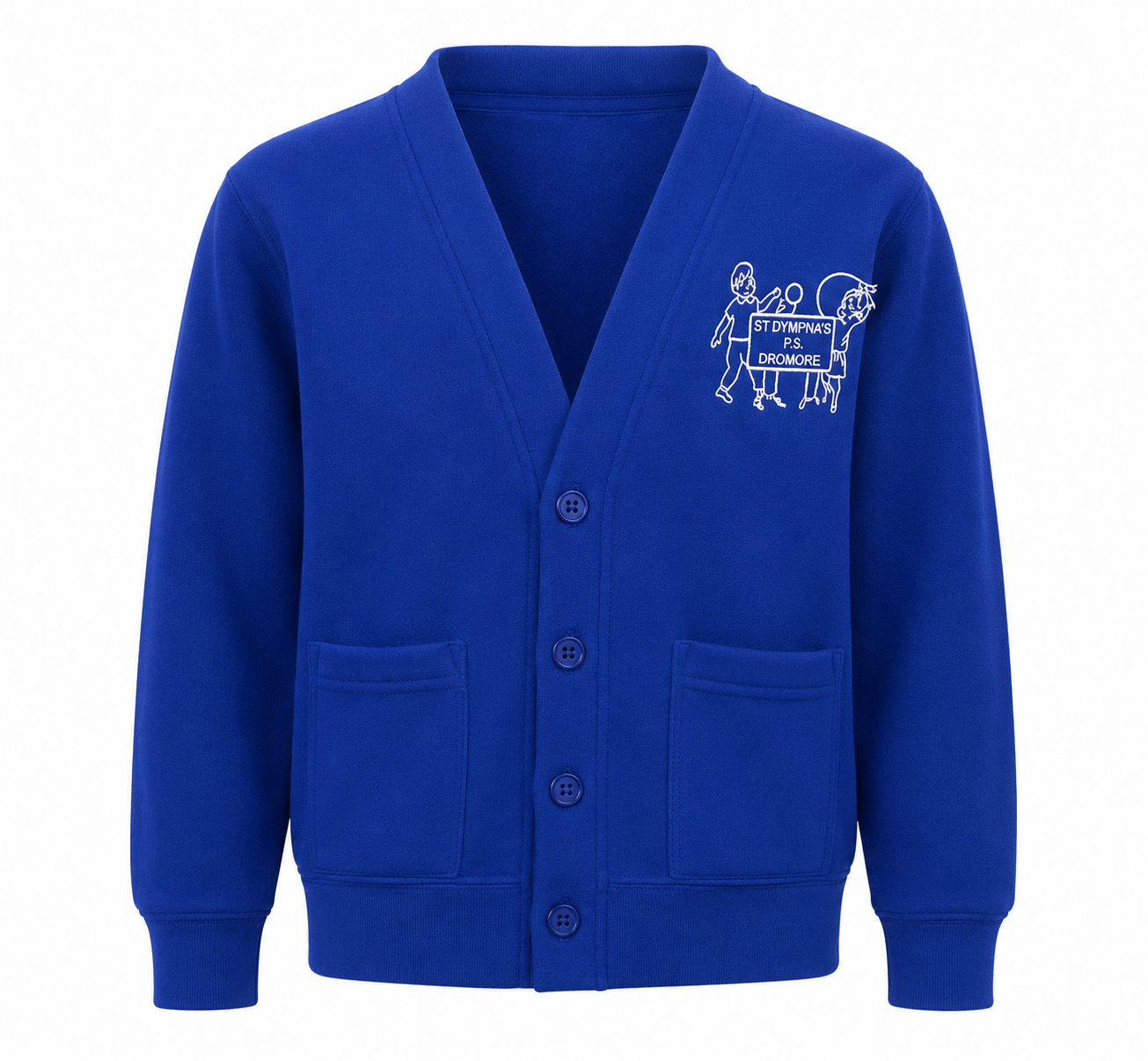 St Dympna's PS - Fleece Cardigan