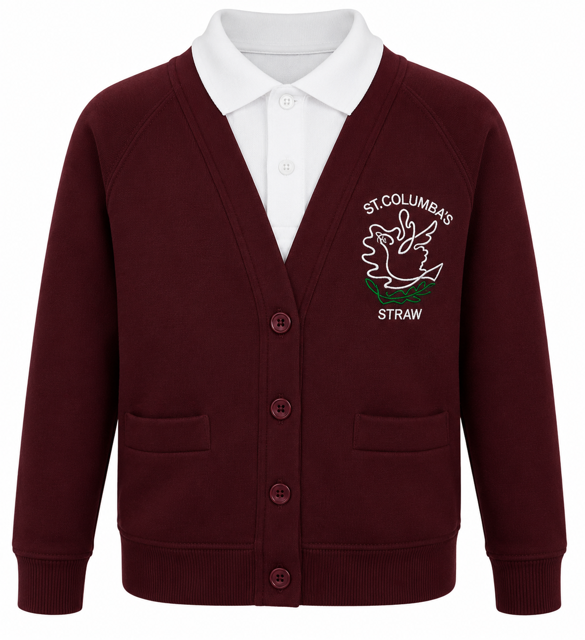 St Columba's, Straw, Draperstown - Fleece Cardigan