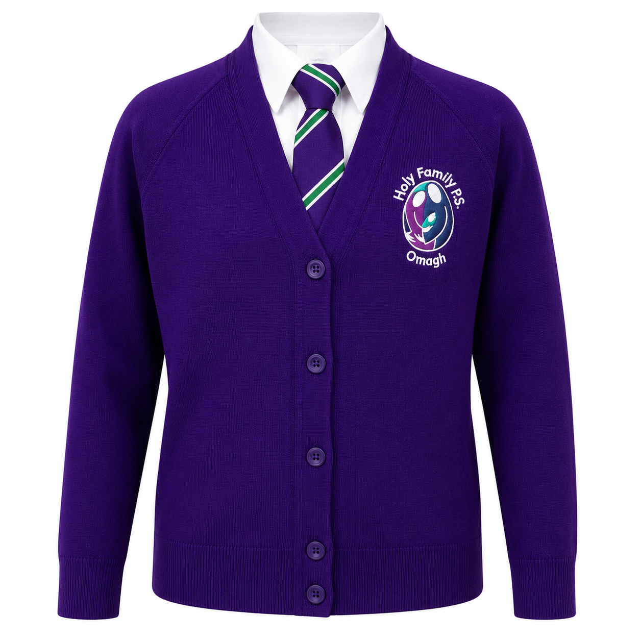 Holy Family Primary School, Omagh - Knitted Cardigan