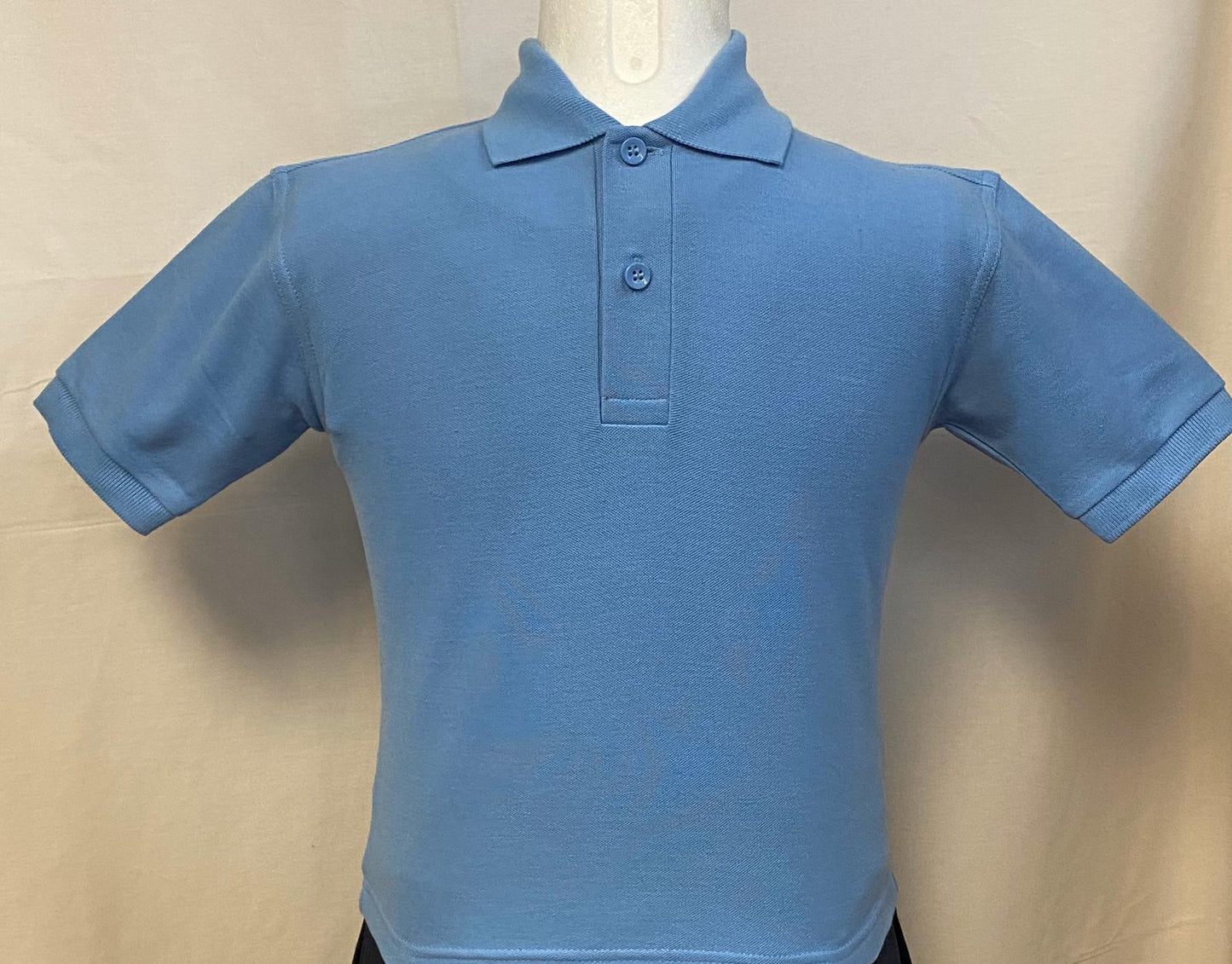 Plain Blue Polo Shirt