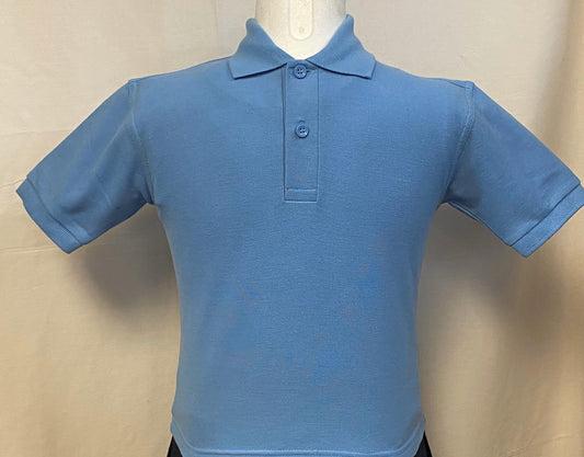 Plain Blue Polo Shirt