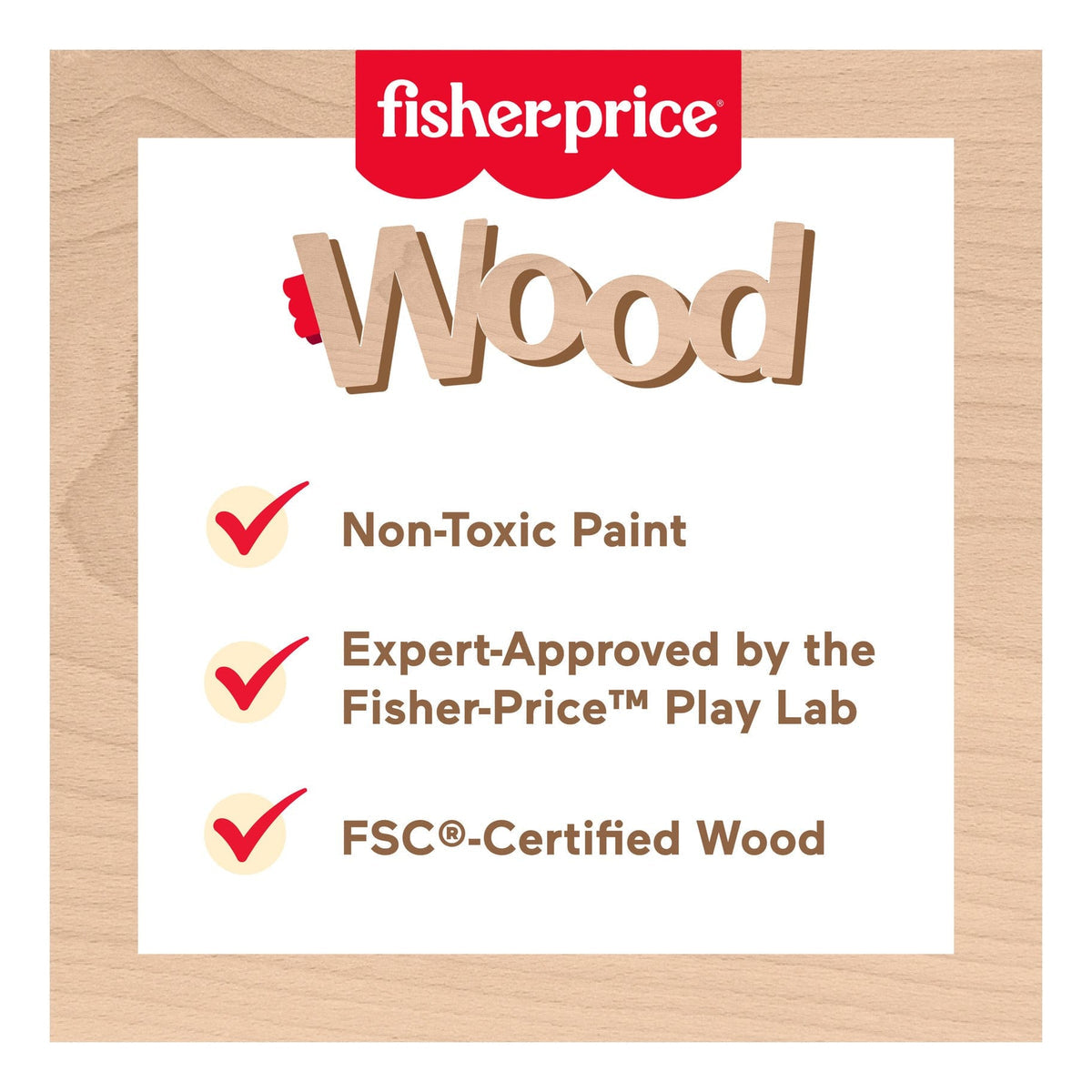 Fisher Price Wooden Music Table for Interactive Play and Skill Development