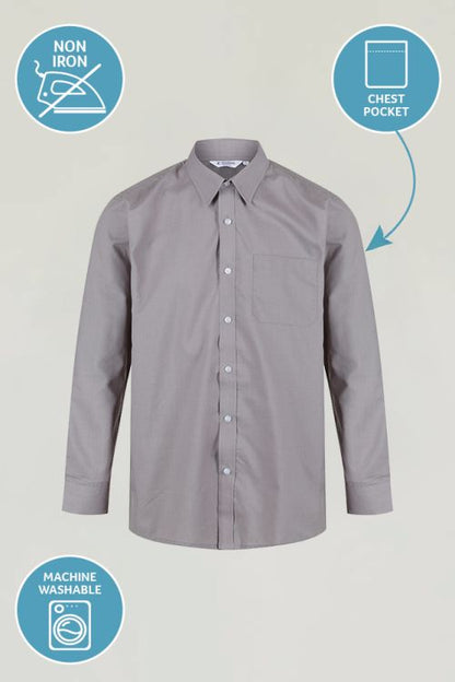 Trutex LS Shirts 14.5"+ (14+Yrs) - 2 Pack