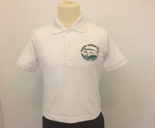 Maine Integrated Primary School - White Polo