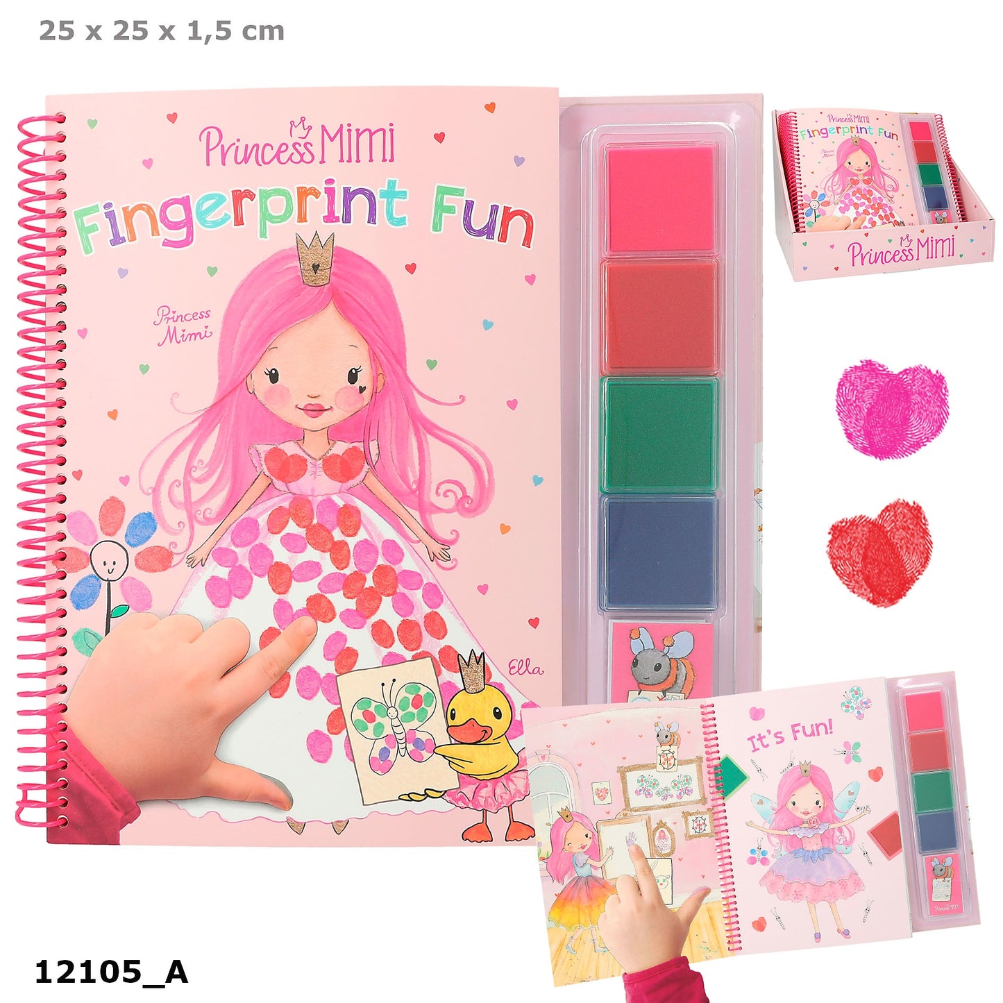 Princess Mimi Fingerprint Fun