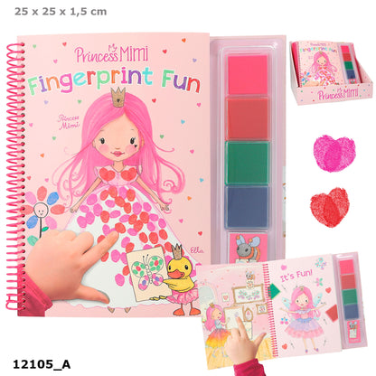 Princess Mimi Fingerprint Fun