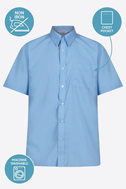 Trutex SS Shirts 14.5"+ (14+Yrs) - 2 Pack