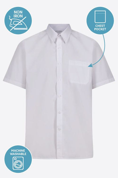 Trutex SS Shirts 14.5"+ (14+Yrs) - 2 Pack